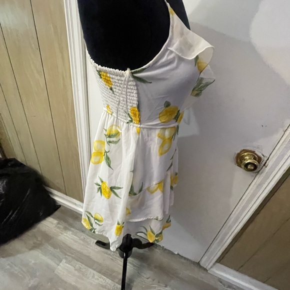 Lemon Print Ruffle Dress - Picture 5 of 5